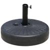 Sombrilla Parasol de Exterior Sombrilla de Patio Base con Tanque de Agua Resina de Cemento Sombrilla de Pilar Medio Peso Sombrilla Romana Fija Sombrilla de Sol Asiento