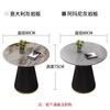 Conjunto de Mesa de Negociação de Ardósia e Cadeiras para Bares, Cafés, Mesas de Jantar, Balcões de Recepção de Escritório, Áreas de Recepção, Mesas e Cadeiras Comerciais de Lazer