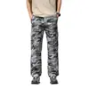 Pantalones de Trabajo Camuflaje de Comercio Exterior para Hombre de Aliexpress, Otoño con Múltiples Bolsillos para Exteriores, Pierna Recta, Juveniles, Militares, Casuales