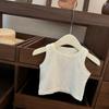 [Círculo de estrellas para niños] ¡Katie rosa! Chaleco de dibujos animados para niña, pantalones a cuadros en polvo, estilo occidental, bonito traje a la moda.