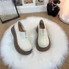 Mocasines de Suela Gruesa para Mujer con Plataforma Grande, Novedad Primavera 2026 Cómodos sin Cordones de Cuero Modernos Casuales para el Trabajo