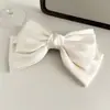 Estilo coreano de alta qualidade Elegante Cetim Três-Camada Arco Grampo de Cabelo Retro Elegante Cabeça Top Clip Clipe de Mola