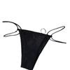 Fio Dental Sexy de Lingerie com Tiras Finas para Mulheres, Tira Dupla Estilo Europeu e Americano, Fio Dental Mini Erótico de Peça Única