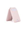 Eje giratorio con espejo magsafe bolsa magnética multifuncional para tarjetas soporte de cuero PU bolsa plegable para tarjetas super magnética