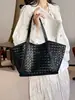 Bolso Tote Bolso Femenino Transfronterizo Bolso para Mujer Estilo Retro Europeo y Americano Patrón Tejido para Viajes Cotidianos Gran Capacidad Bolso de Hombro Tote