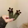 Pinza para el Pelo de Flor de Felpa para Otoño e Invierno para Mujer, Pinza Lateral Bb, Nuevo Modelo 2025, Pinza para Flequillo, Accesorio para el Cabello de Pinza de Alta Gama