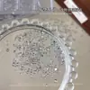 Accesorios de Pedrería para Uñas Tendencia Imitación Huazi Piedras Redondas Planas de 33 Cortes Súper Brillantes Mixtas de Alta Calidad Decoraciones Redondas Transparentes para Uñas