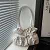 Sensación suelta, arrugas, lunares, 2026, colgante fresco, estilo nuevo, gran capacidad, elegante, bolso de mano, bolso de hombro, bolso de axila, mujeres