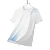 2026 Verão Novo Manga Curta Masculina Fina Seda de Gelo Respirável Esportiva Casual Moda Versátil Secagem Rápida Camiseta
