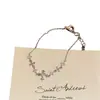 Pulsera Minimalista de Cruz Plateada para Mujer, Joyería de Lujo Ligero de Nicho de Alta Gama, Accesorio Exquisito y Elegante para Estudiantes