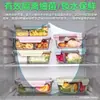 Marmita de Vidro Segura para Micro-ondas para Trabalhadores de Escritório com Tampa Recipiente de Alimentos Estudante Conservação de Frutas Tigela Bento Compartimentada