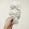 Horquilla de pinza de gasa coreana de alta gama para el cabello de primavera 2025, no daña el cabello, horquilla súper de hada, accesorios para el cabello de niña