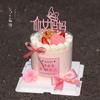 Decoración para tarta del Día de la Madre con lazo, pegatina acrílica para el Día de la Madre, complemento para hornear con diseño de hada mamá
