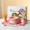 Juego de Té Matcha Estilo Japonés Venta al por Mayor Batidor de Bambú para Té Cuchara para Té Juego de Té