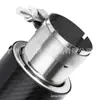 Venta Directa de Fábrica Cubierta de Escape de Fibra de Carbono Escorpio Garganta de Escape Ak Salida Única 63-89mm Adecuada para Tubos de Escape de Automóviles Modificados