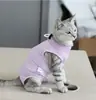Roupa Cirúrgica para Gatos de Estimação, Roupa de Esterilização, Calcinha Menstrual, Recuperação Pós-operatória, Roupa de Desmame para Gatas, Roupa Anti-Lambedura, Roupa de Verão Anti-Queda de Pelo