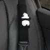 Capa de Cinto de Segurança para Ombro de Carro, Capa de Seguro de Boneca Panda Fofa, Capa Decorativa, Acessórios Macios e Estendidos para Casal