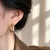 Pendientes Versátiles de Ojo de Gato Incrustados con Diamantes de Circonita, Pendientes de Moda de Nicho de Alta Gama, Diseño Elegante, Exquisitos Accesorios para Orejas al por Mayor