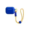 Funda de silicona simple con cordón para auriculares compatible con Apple AirPods de 4ª generación Cubierta protectora para auriculares Bluetooth Pro de 3ª y 2ª generación