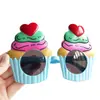 Gafas de cumpleaños coreanas ins fiesta divertidas gafas con letra feliz cumpleaños fiesta de cumpleaños foto retro Rosa Blanco