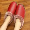 Zapatos de Algodón con Forro de Polar para Invierno para Mujer 2026 Nuevo Estilo Botas de Nieve Mocasines para Mamás con Suelas Gruesas, Zapatos Casuales Cálidos y Cómodos