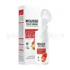 Botella Espumadora de Mousse con Bomba de Presión y Cepillo de Silicona para Lavado Facial Cepillo Espumador Botella Limpieza Facial Jabón Facial Varios Sabores de Frutas