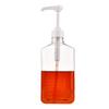 Botella de Presión de Azúcar Prensado a Mano de Plástico 1600ml Tienda de Té de Leche Fructosa Especial Transparente Botella Exprimidora Cabezal de Presión Cuantitativo Comercial