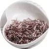 2x Cuentas de tubo recto rellenas de plata de 6 mm, cuentas de arroz de vidrio, hechas a mano, para pulseras de cuentas sueltas, materiales para accesorios de ropa