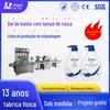 Máquina de enchimento de líquido de lavanderia Linha de produção automática Máquina de enchimento de jarra de líquido Máquina de enchimento de álcool desinfetante 84 Máquina de enchimento de desinfetante