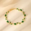 Pulseira Exquisita Colorida Popular da Moda com Zircônia Doce Elegante Pulseira Ins Versátil Acessível Luxo Joias de Alto Padrão para Mulheres