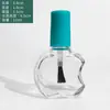 5ml10ml15ml Frasco Redondo para Esmalte Frasco Quadrado para Esmalte Cola para Esmalte Frasco Vazio Frasco Transparente de Vidro com Dispenser Agora