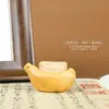 Pingente de Bule de Jacarandá Natural Brinquedo para Alívio do Estresse Chaveiro Estilo Chinês Vintage Peça Artesanal de Mão