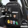 Assento de carro de volta saco de armazenamento dos desenhos animados carro pendurado anti-chute almofada traseira do carro multi-função saco de armazenamento
