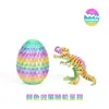 Impresión 3D transfronteriza esqueleto de dinosaurio Tyrannosaurus rex impresión dragón figura transformable regalo manualidad fábrica de juguetes