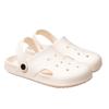 Zapatos de agujeros para hombre Verano 2024 Nuevo Bolso de uso exterior Zapatos gruesos antideslizantes para el hogar de pareja Zapatos de jardín para mujer