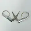 Suministro en stock tijeras de viaje portátiles multiusos de acero inoxidable tijeras plegables de pesca mini tijeras plegables