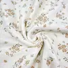 Chaleco para mascotas con estampado floral, saco de dormir, ropa anti-mosquitos, pijama para mujer en casa, de tejido crepé 40s de algodón puro, gasa de doble capa