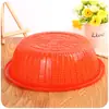 C79 tamiz redondo canasta de plástico para arroz canasta 24 cm canasta de almacenamiento de frutas canasta de lavado fresa Mirto de California 2 kg