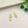 Acessórios de Pulseira de Borboleta Dourada Antiga de Estilo Misto Mais Vendidos Transfronteiriços Acessórios de Pingente Conjunto de Brincos Acessórios de Liga DIY Pingentes