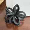 Clip de huevo hueco esmerilado de flor de huevo transfronterizo de alta calidad para el cabello pinza de tiburón pasador Joker flor de cinco pétalos venta al por mayor