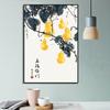 Pintura Decorativa de Novo Estilo Chinês Moderna Minimalista para Sala de Estar Pendurada Caqui Caqui Ruyi Mural para Restaurante Pintura de Entrada Estilo Chinês Atacado