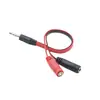 Teléfono móvil conector de 3.5 mm a jack de micrófono para auriculares convertidor de auriculares Cable de transferencia 1/2 para portátil