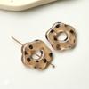 Pendientes de acrílico con estampado semitransparente retro, flor hueca de puntos, accesorios para el cabello, pinza para el cabello, material de carcasa para teléfono móvil, venta al por mayor