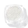 Joyería de cuentas de acero doradas blancas plateadas de 1 mm 2 mm, nueva y popular transfronteriza, accesorios de joyería para uñas