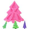 Molde de silicona para árbol de Navidad, molde para decoración de pasteles de chocolate y azúcar, molde para hornear DIY