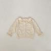 Ropa de Otoño 2026 para Niñas, Chaqueta Suéter Delgada para Bebés Niñas de 0 a 3 Años, Cárdigan de Punto Hueco con Solapas para Bebés