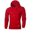 Nueva Sudadera con Capucha de Jacquard a Rayas para Hombre, Nueva de Otoño e Invierno, Estilo Europeo y Americano, Manga Larga, Sudadera con Capucha de Color Cálido, Chaqueta