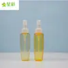 Frasco de Óleo Essencial Plano de Ombro Plano de 150ml, Frasco para Loção Corporal, Frasco para Detergente de Lavanderia, Frasco Plástico Vazio para Cuidados Cosméticos de Animais