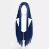 Peluca Pelo Largo Liso Cosplay Universal Raya Media Pelo Largo Liso de Colores Tocado 100cm Anime Hombres y Mujeres Cos