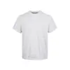Camiseta de Manga Corta Texturizada a Rayas Retro para Hombre y Mujer, Nuevo Estilo de Verano, Top de Punto Transpirable de Alta Gama, Hombro Normal, Corte Holgado